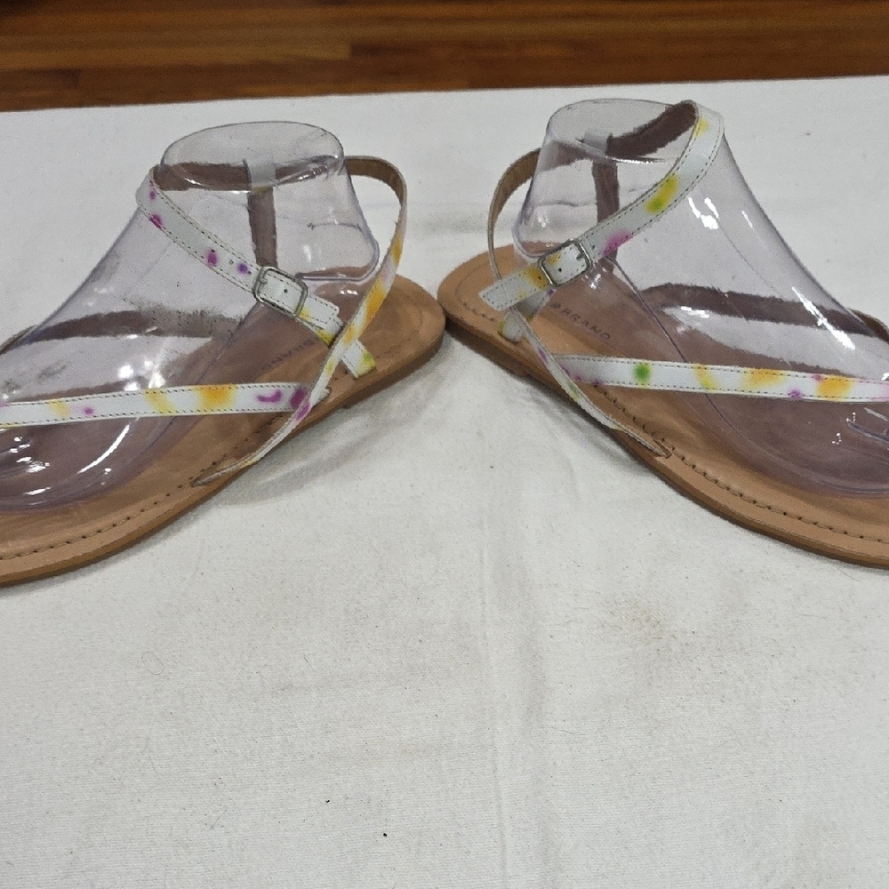 Lucky Brand Women's Multicolor Sandals  Buckles Beachy Summer Sz 9? EUC READ - Picture 10 of 14